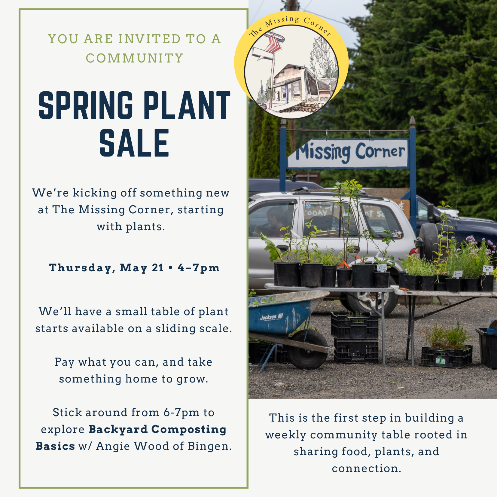 Gather &amp; Grow: Spring Plant Sale &amp; Backyard Composting Basics 