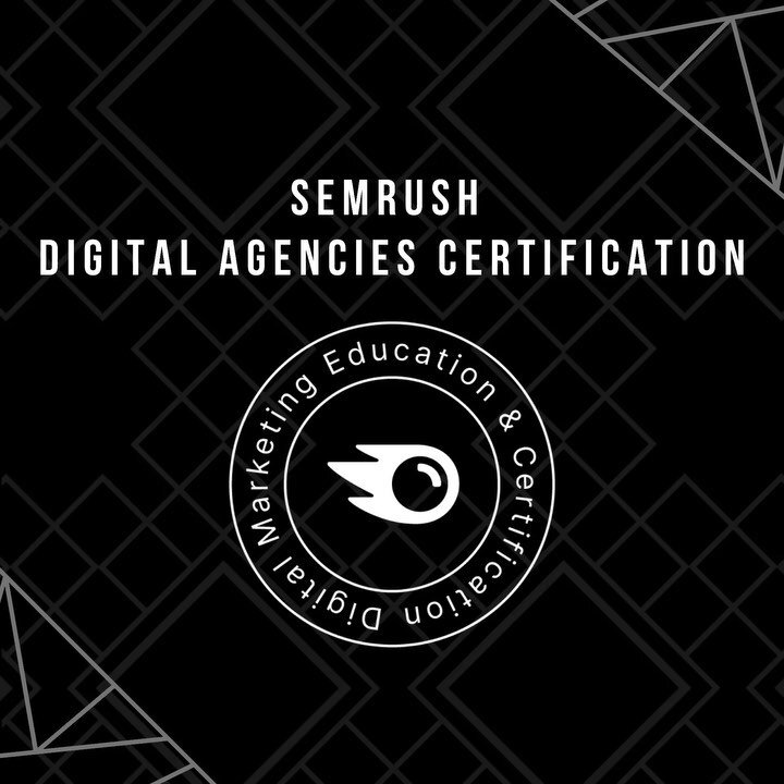 We are officially a Certified Agency Partner with @semrush! We&rsquo;re stoked to continue growing and working towards being the best of the best in #digitalmarketing. 

Stay tuned because we have some extra cool things in the works! Take advantage o