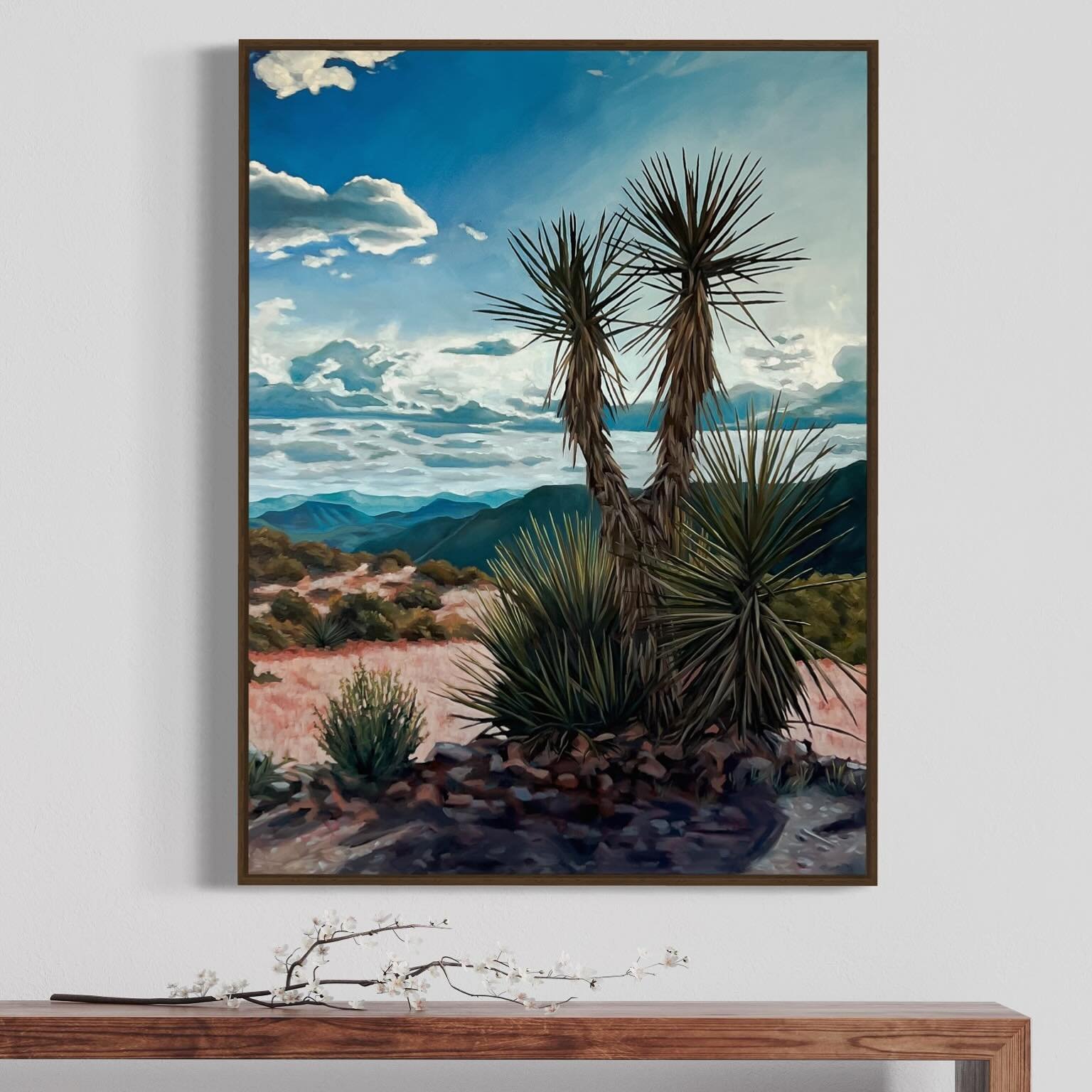 It&rsquo;s time for another trip to West Texas to soak up tranquil views like this. Who&rsquo;s with me? 

You can see this oil painting, one of my favorite pieces in my recent collection, at @commercegallery as part of their April group show. 

#pie