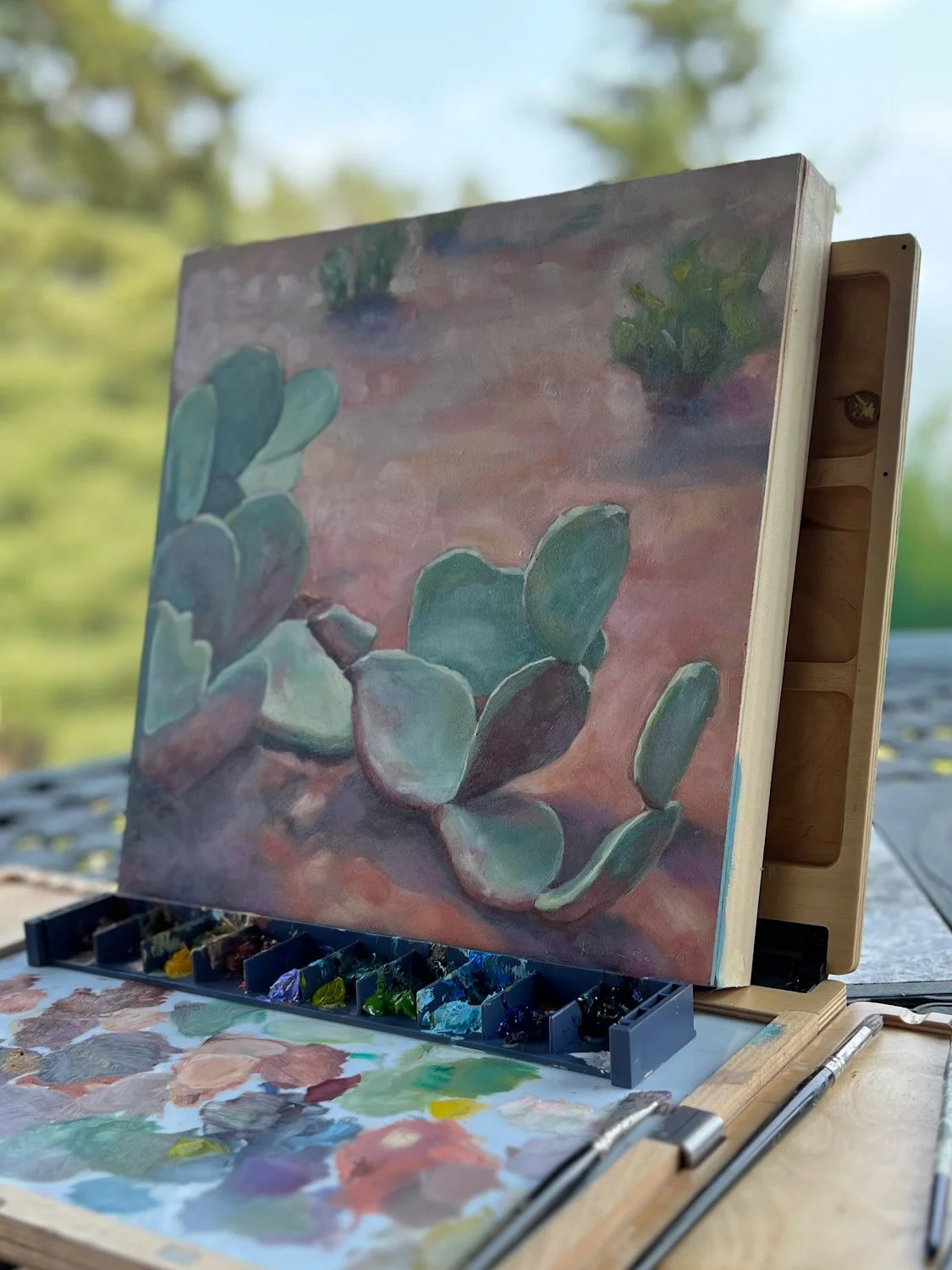 12.09 Painting Prickly Pear Cactus with Oil