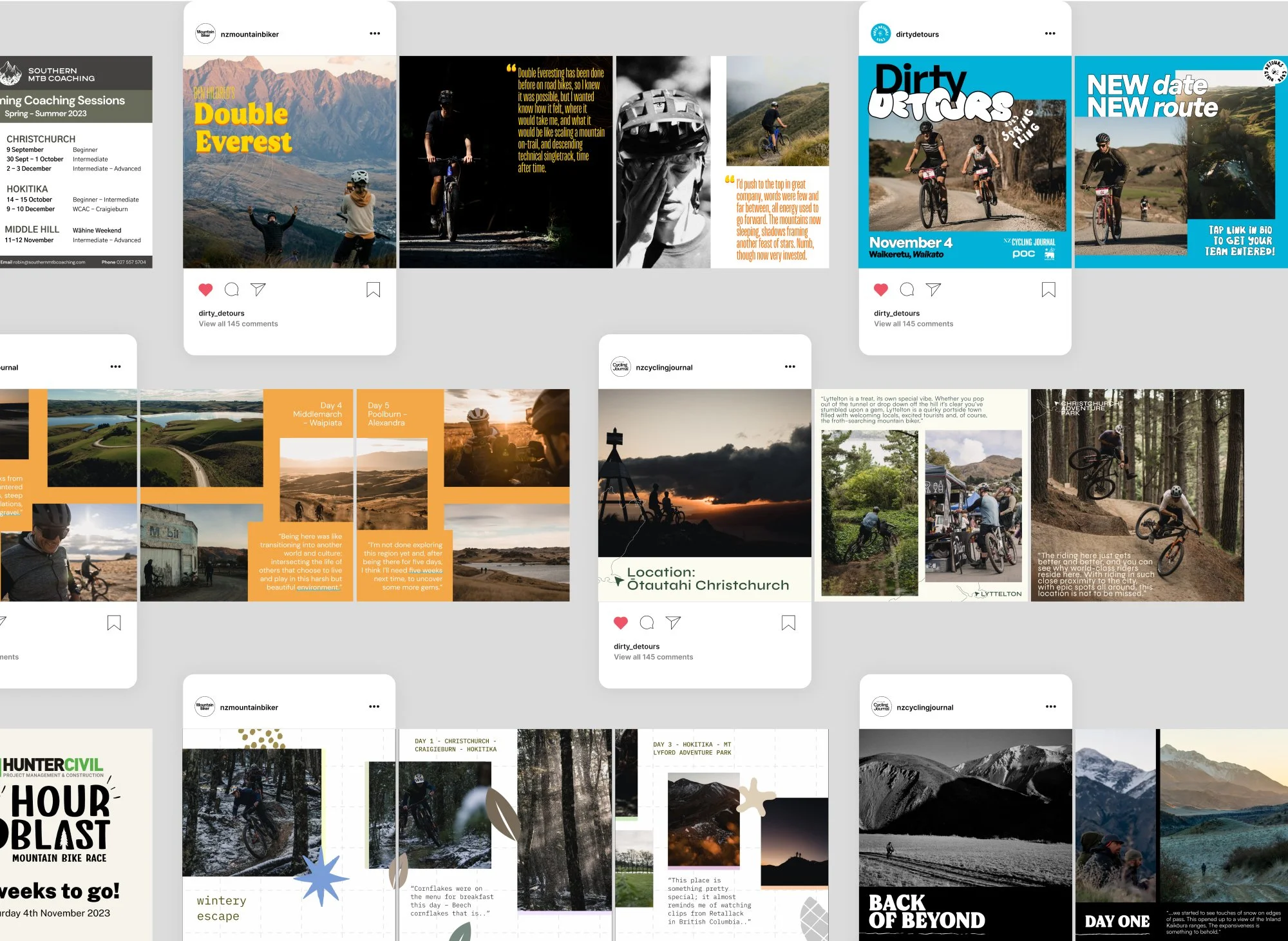 Social Campaign Rollout // various clients