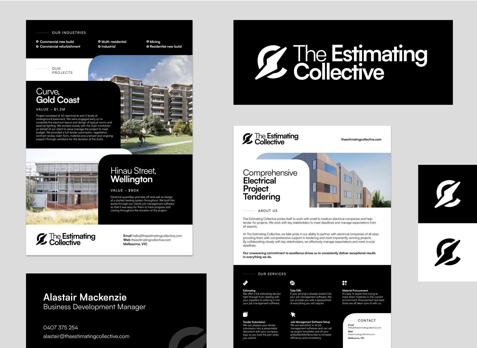 Branding + Information Design // The Estimating Collective