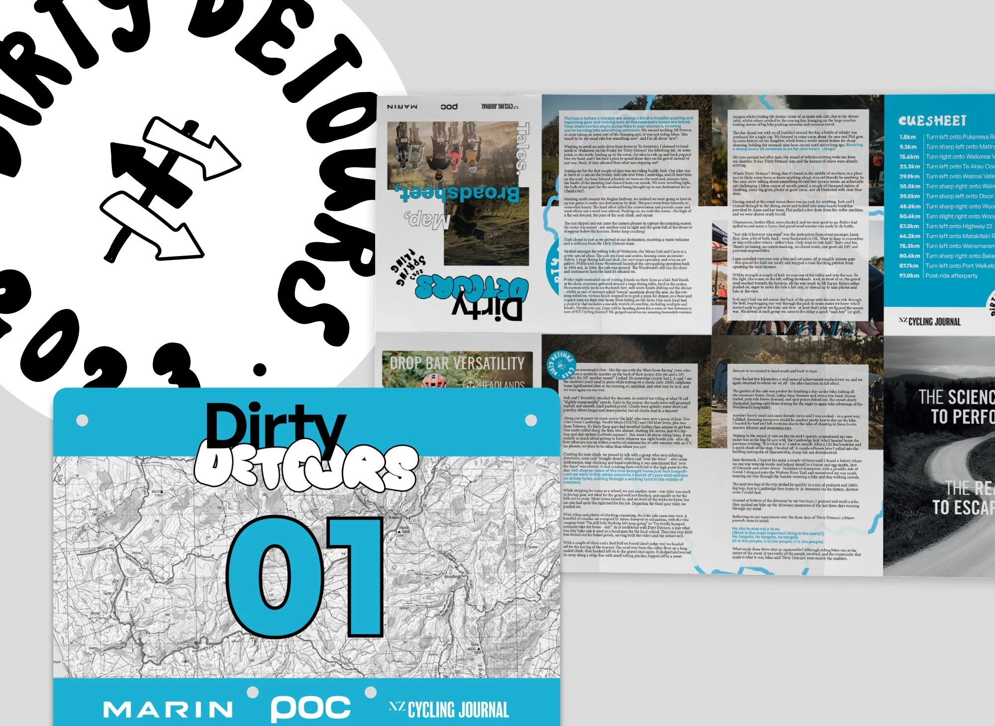 Dirty Detours // Event branding + collateral
