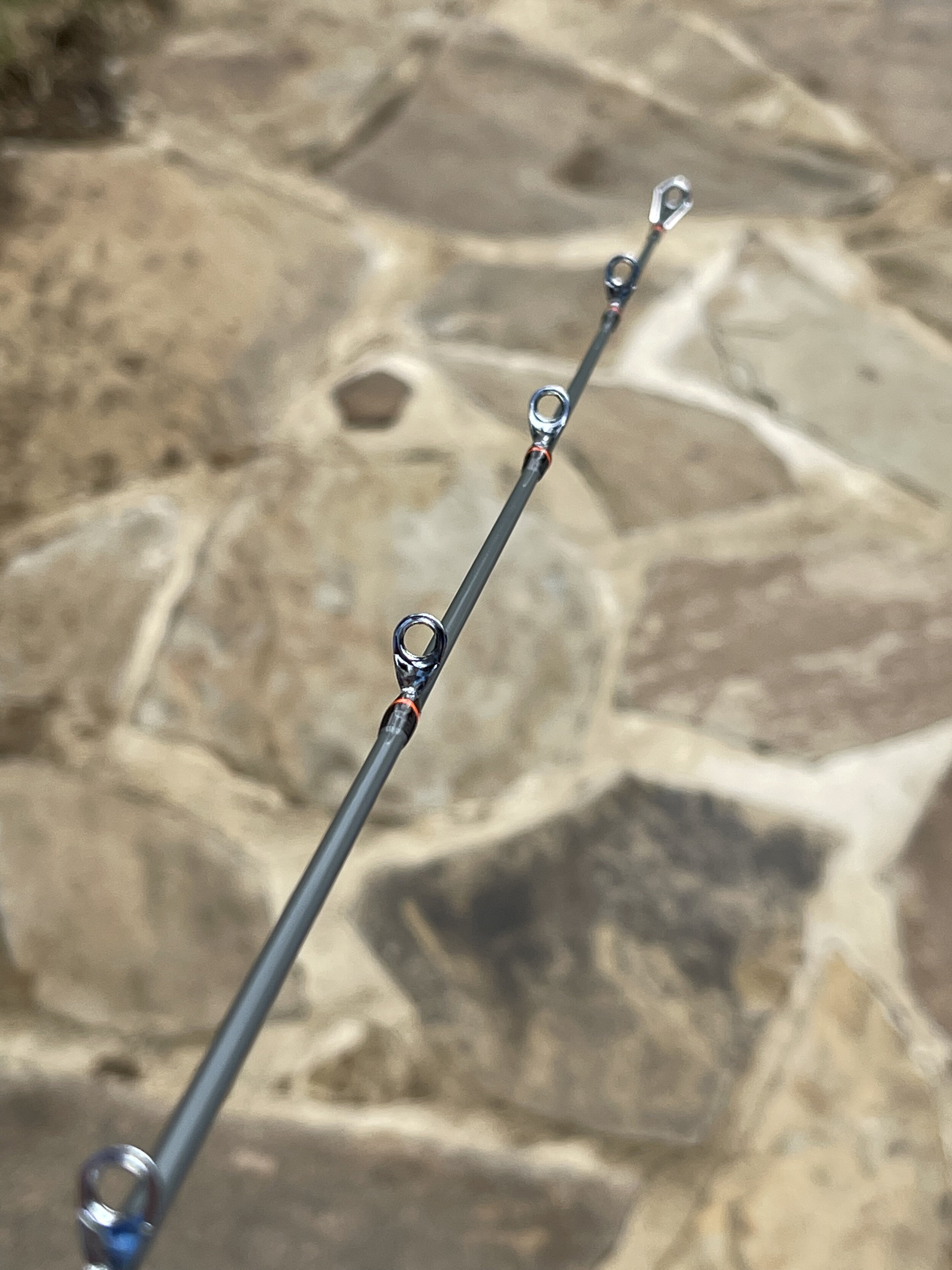 BDFS73 Grey Winn Grip medium action spinning rod — Bird Dog Fishing  Specialties