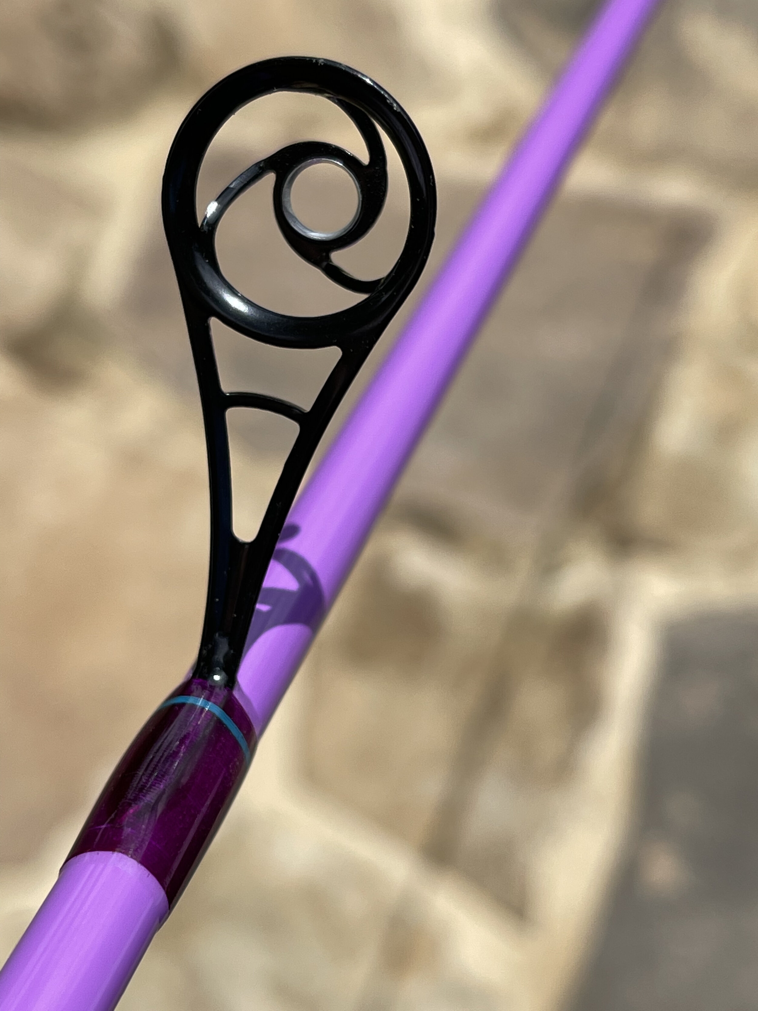 MTK Custom Purple Magic 7' Spinning Rod Med Action 15/30