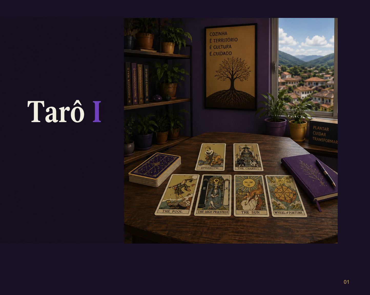 Tarô I - leitura como prática (po)ética