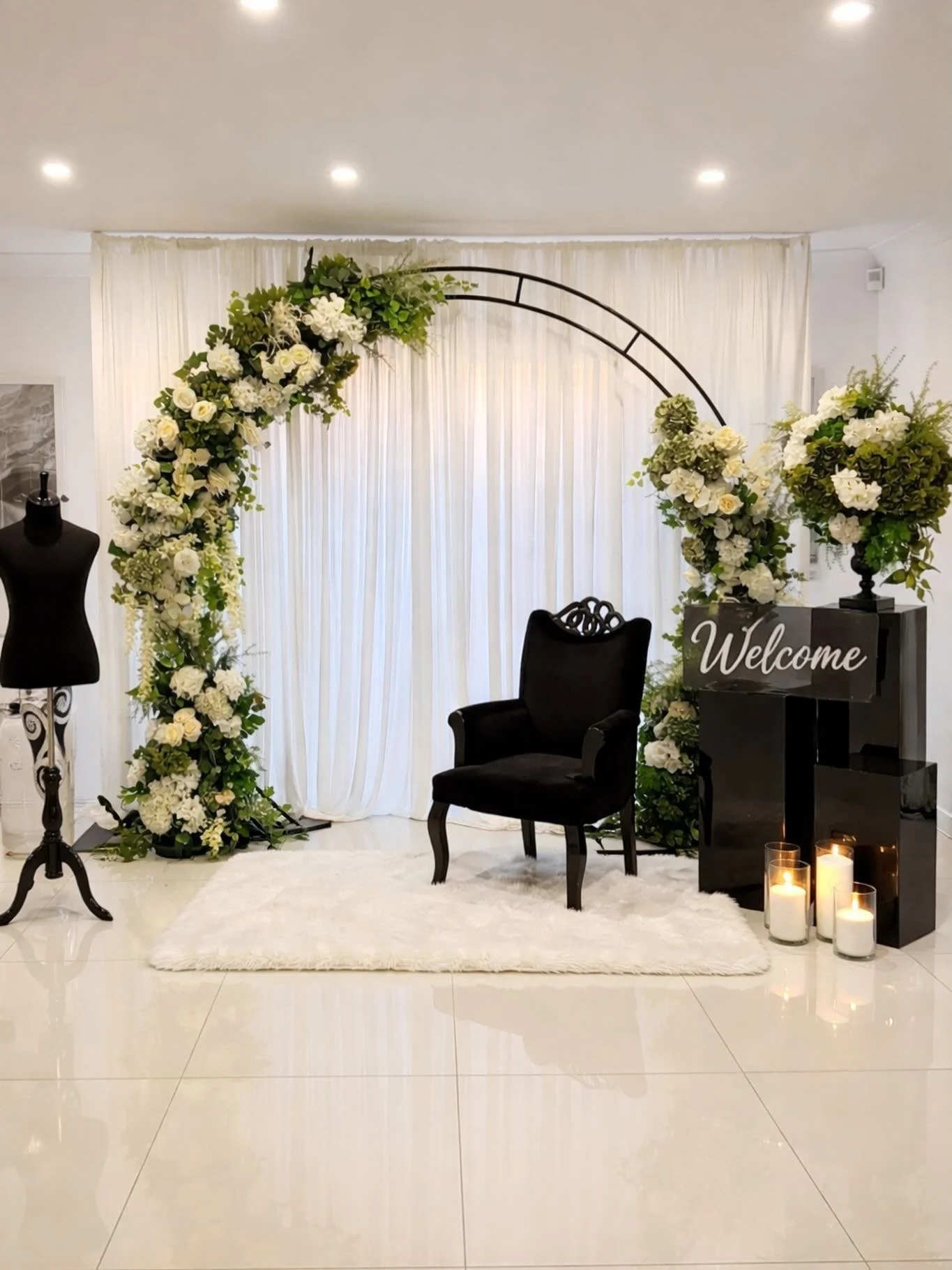 Simple, soft, and stunning 🤍
The perfect backdrop for your special day ✨&rdquo;L

&ldquo;Luxury event styling done right ✨
Enquire now to bring your vision to life 🤍&rdquo;

&ldquo;This setup 😍🤍
Would you have this at your event?

DM us to book ✨