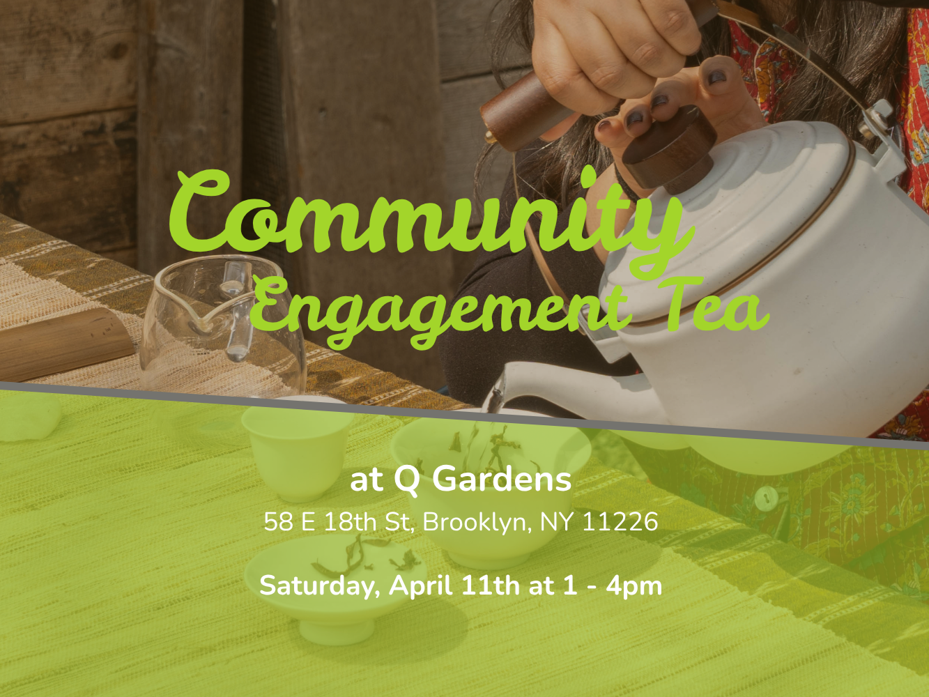 Community Engagement Tea