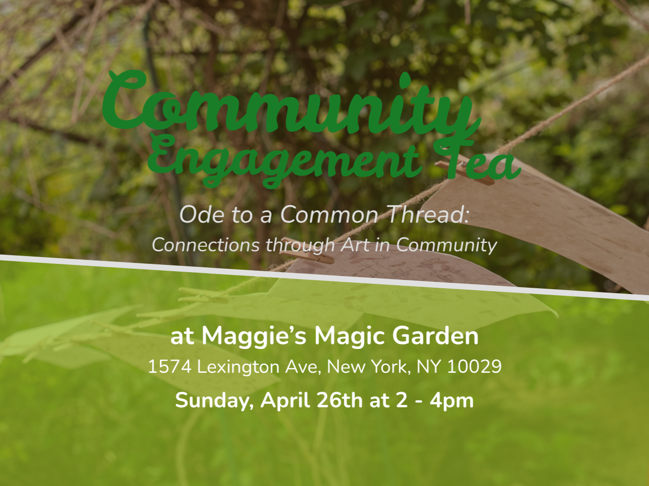 Community Engagement Tea