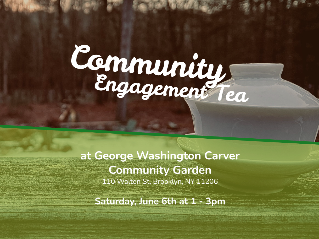 Community Engagement Tea
