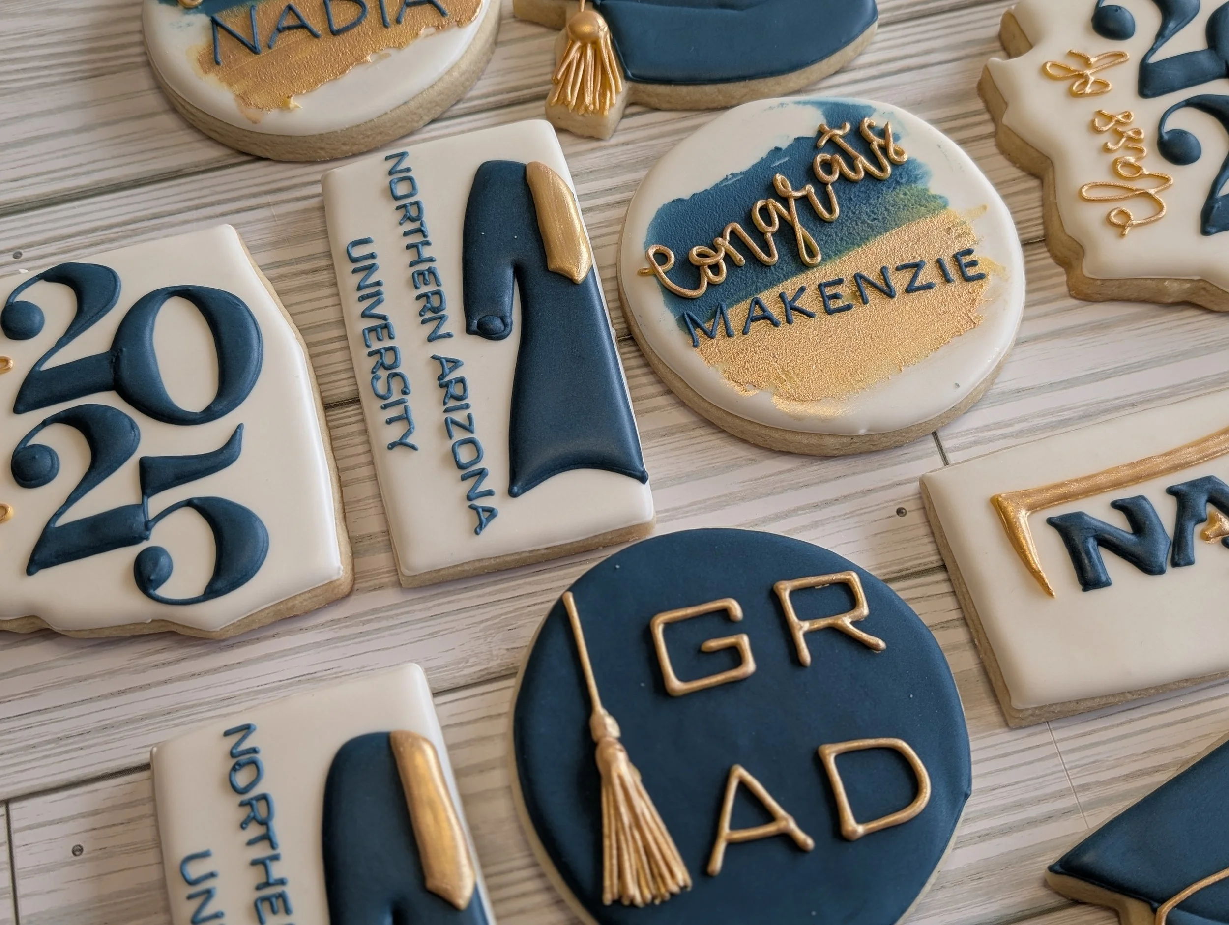 NAU Graduation Cookies