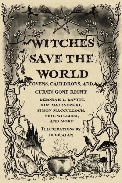 “How Proprietress Hailey Bested the Huntmaster (without crossing a line)” out now in Witches Save the World