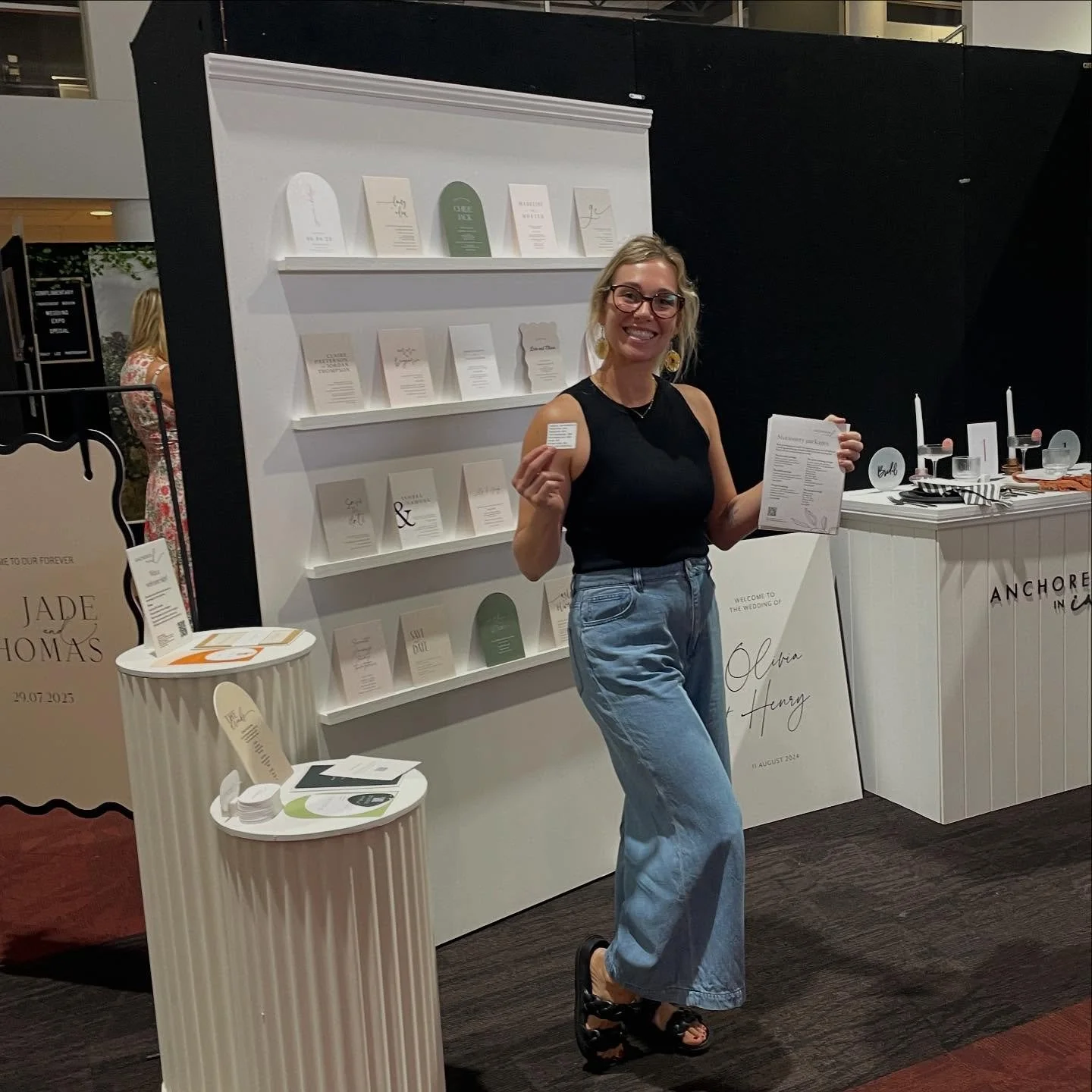 Had an amazing time at the Canberra Wedding Expo today! Our booth looked stunning, the couples were so lovely and none of it would&rsquo;ve been possible without my absolutely fabulous team mate and friend, Brooke! 💖 A huge thanks for all your hard 