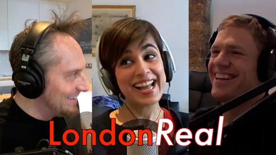 Interviewed on London Real on YouTube and their weekly podcast