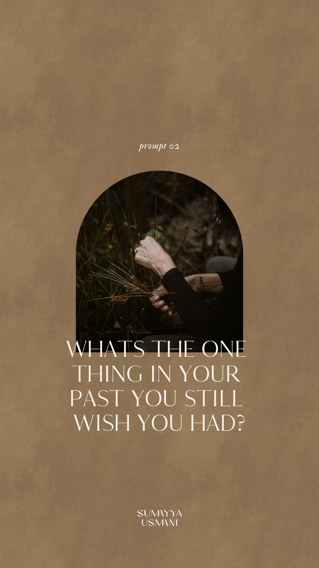 Dig deeper: 
Do you have regrets about one thing in your past you still wish you had held on to? If yes, why? What could you have done to hold on to it then?