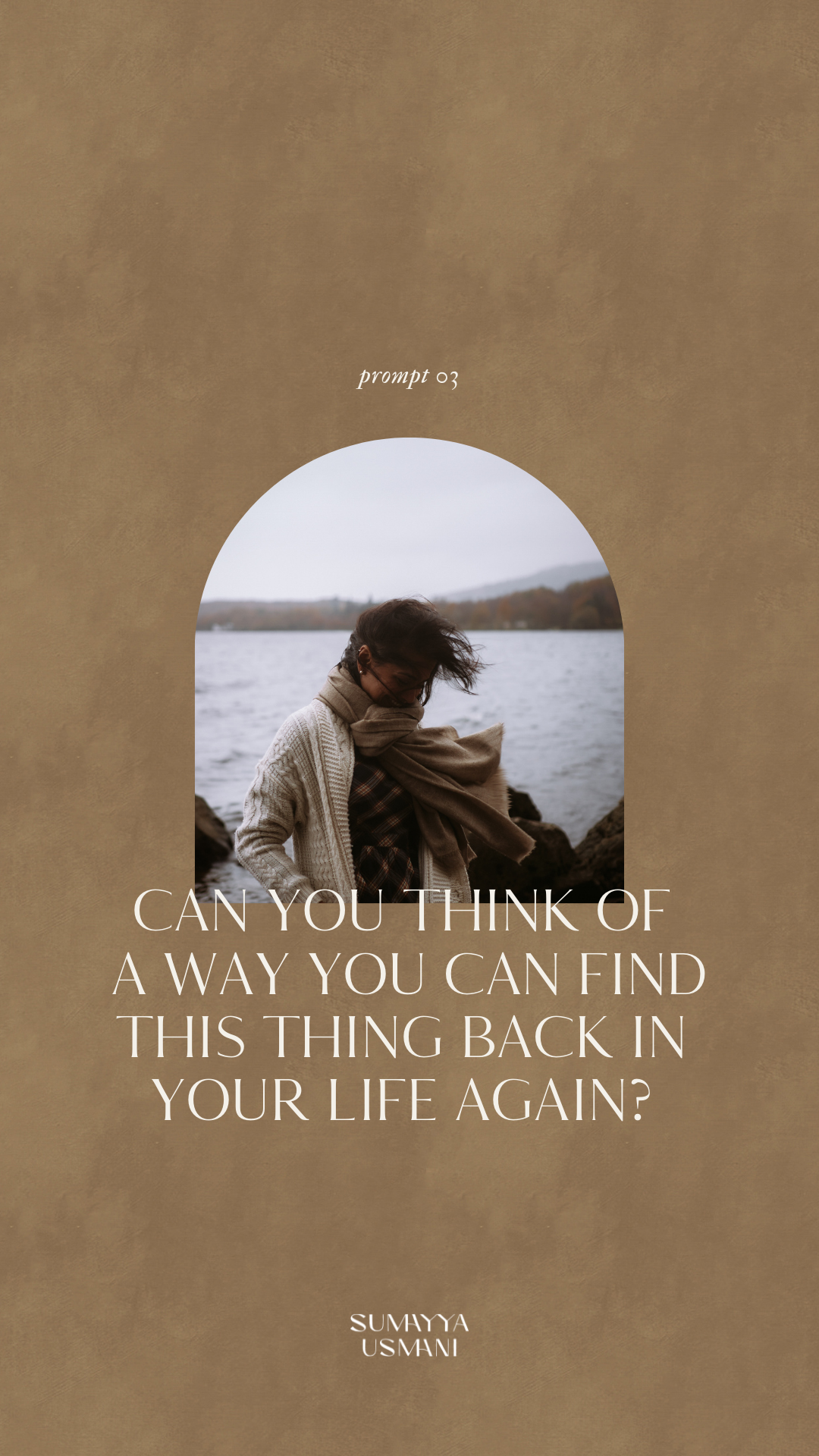 Dig deeper:
Maybe what you lost or whats missing is better for you now- but is there any part of it that you wish you could hold on to? Some part of that missing thing in your life now that you could find your way back to, to help you be a better ver