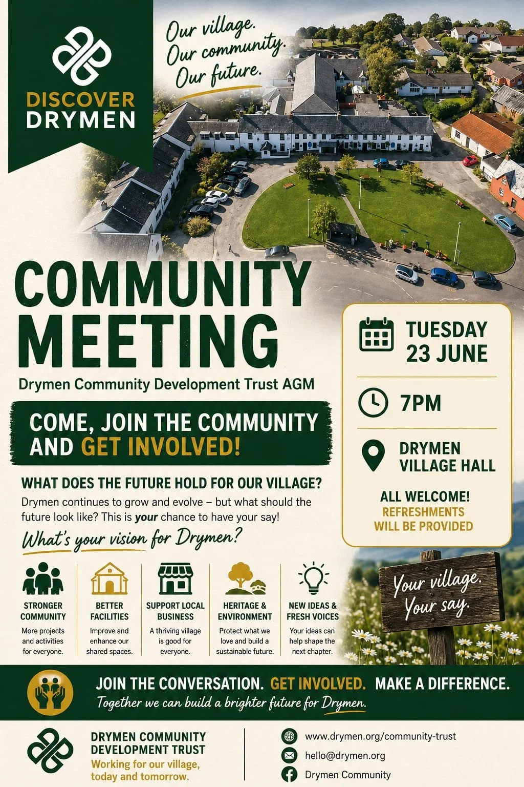 Drymen AGM Flyer