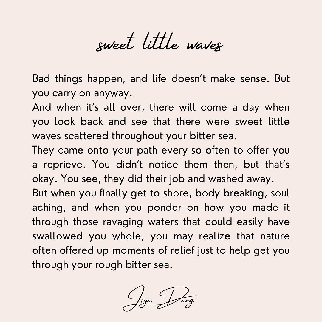A little piece I wrote that went up on my blog a few days ago. This is how my blog started, and how its name came to be - these are my Thoughtful Snippets. 🥰💕 Link in bio for more. 

#writer #writersofinstagram #writings #writingcommunity #writersc