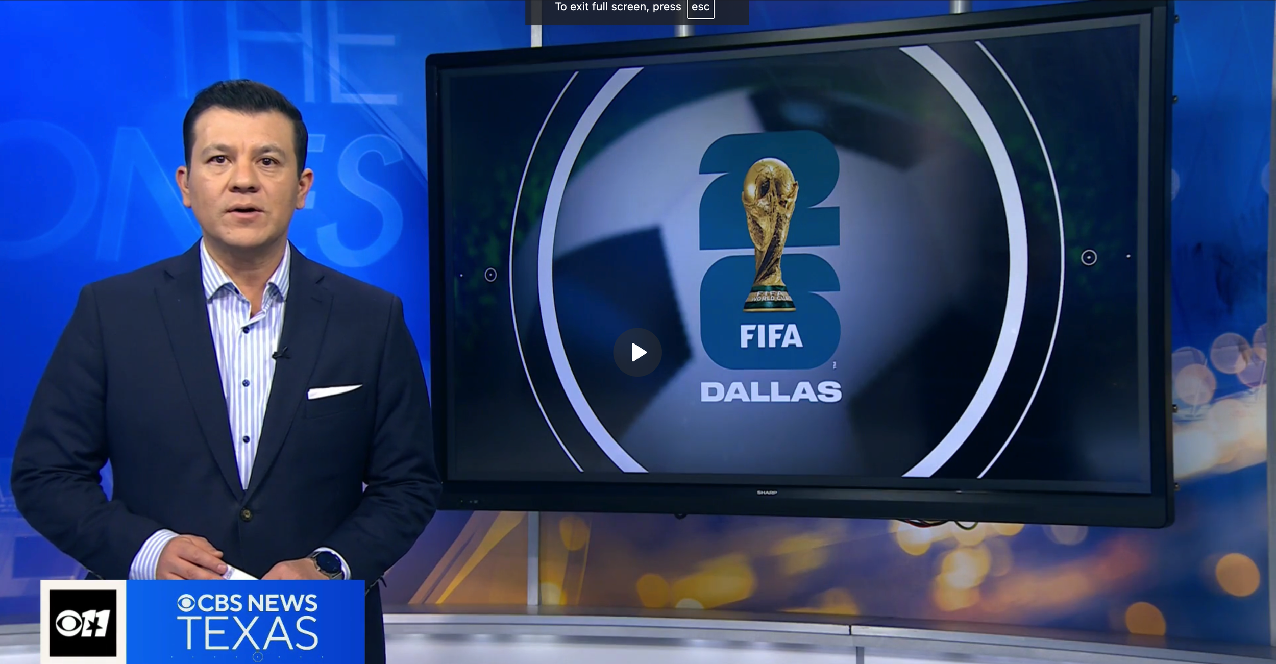 Dallas approves $15 million spending to serve as media hub for the 2026 FIFA World Cup