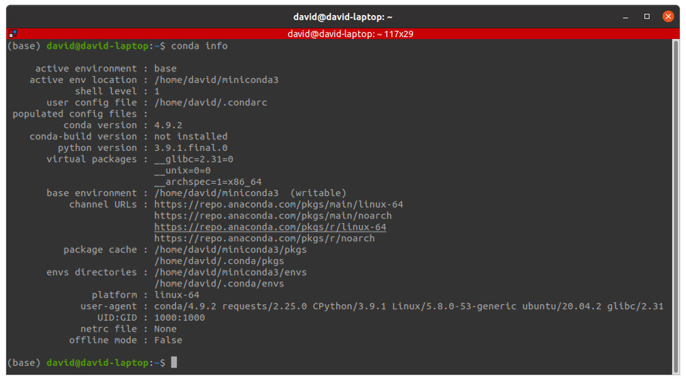 The guide to Python virtual environments with conda — WhiteBox