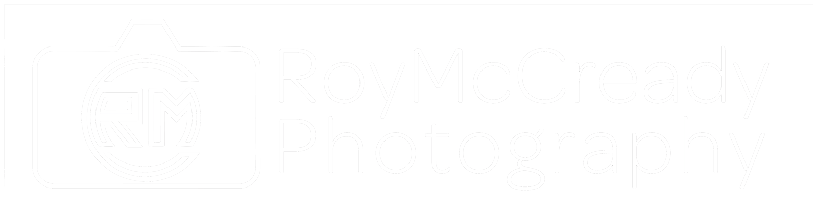roy mccready photography name and logo
