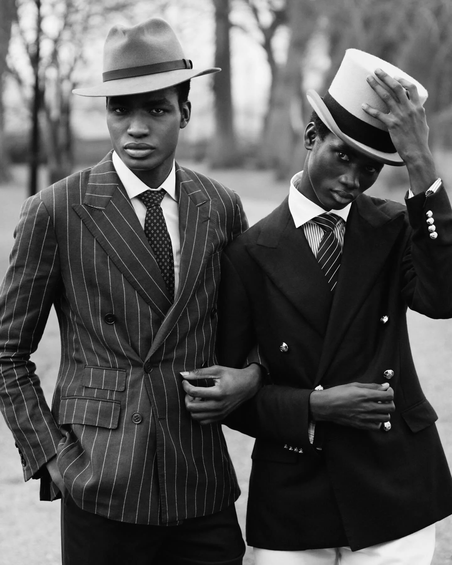 @lockhatters front and centre in this beautiful shoot by @claystephengardner styled by @kkobi1 in the exceptional new @ukesquire edited by @teovandenbroeke