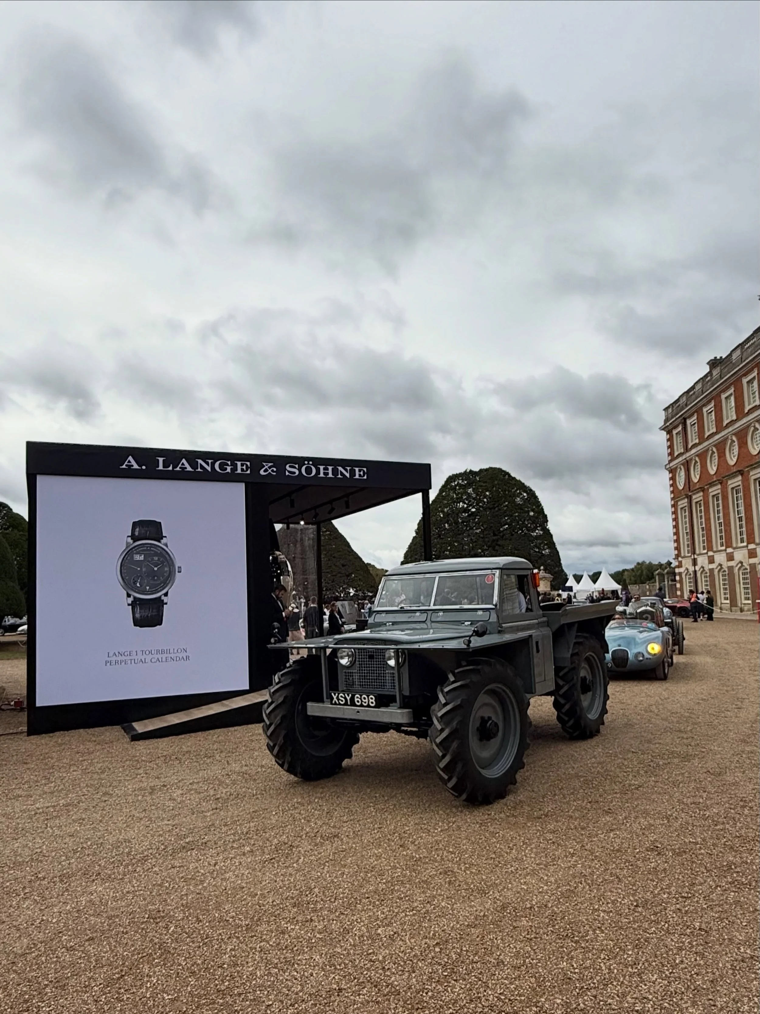 Hi spec automotive meets elite watchmaking @alangesoehne @concours_of_elegance #alangeands&ouml;hne #concours