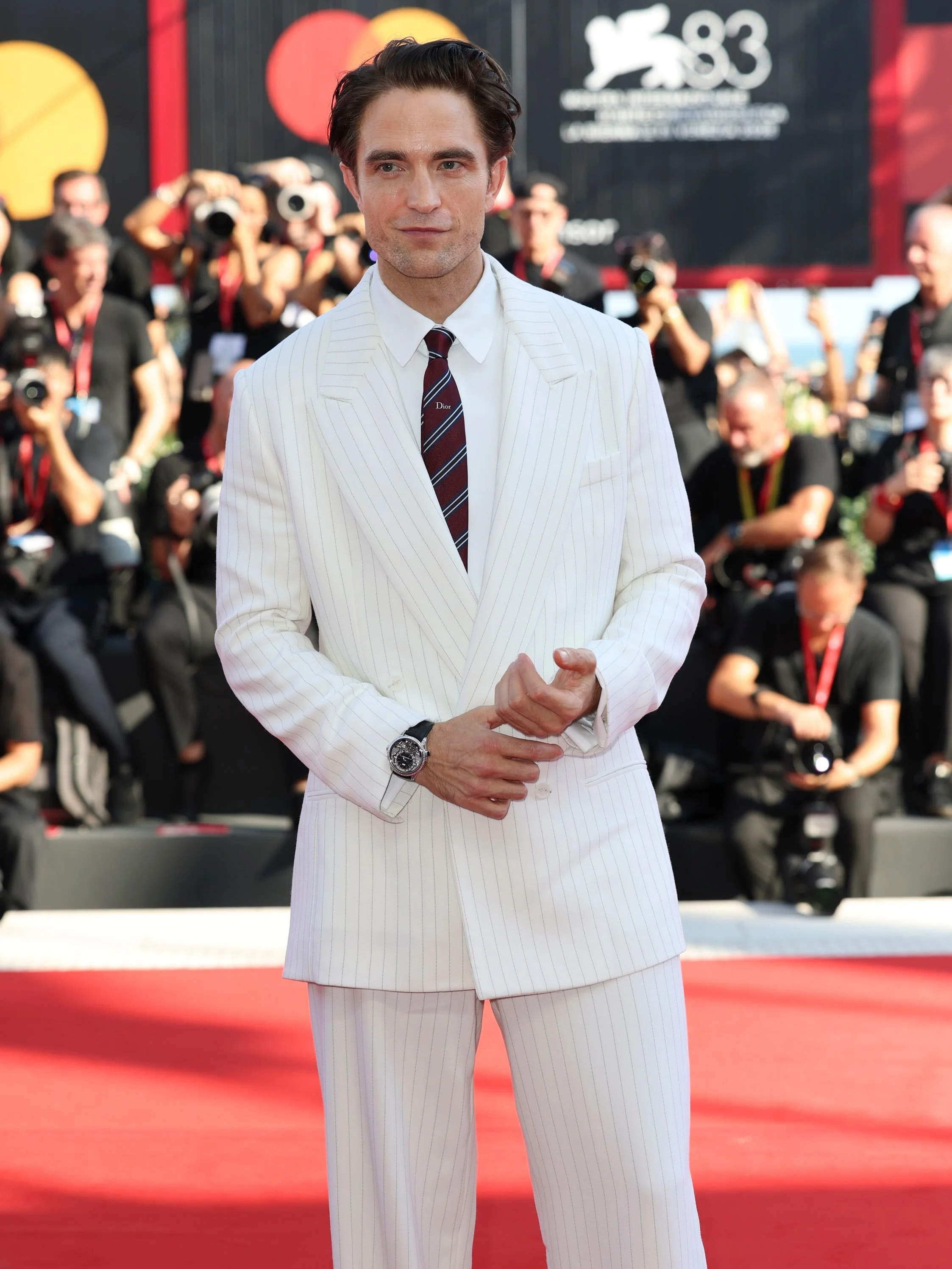 #rpattz is a #JLC boy now &hellip; #robertpattinson in the @jaegerlecoultre Master Hybris Artistica Gyrotourbillon Westminster and @dior this afternoon at #venicefilmfestival for the premier of his movie Primetime #robertpattinsonfan