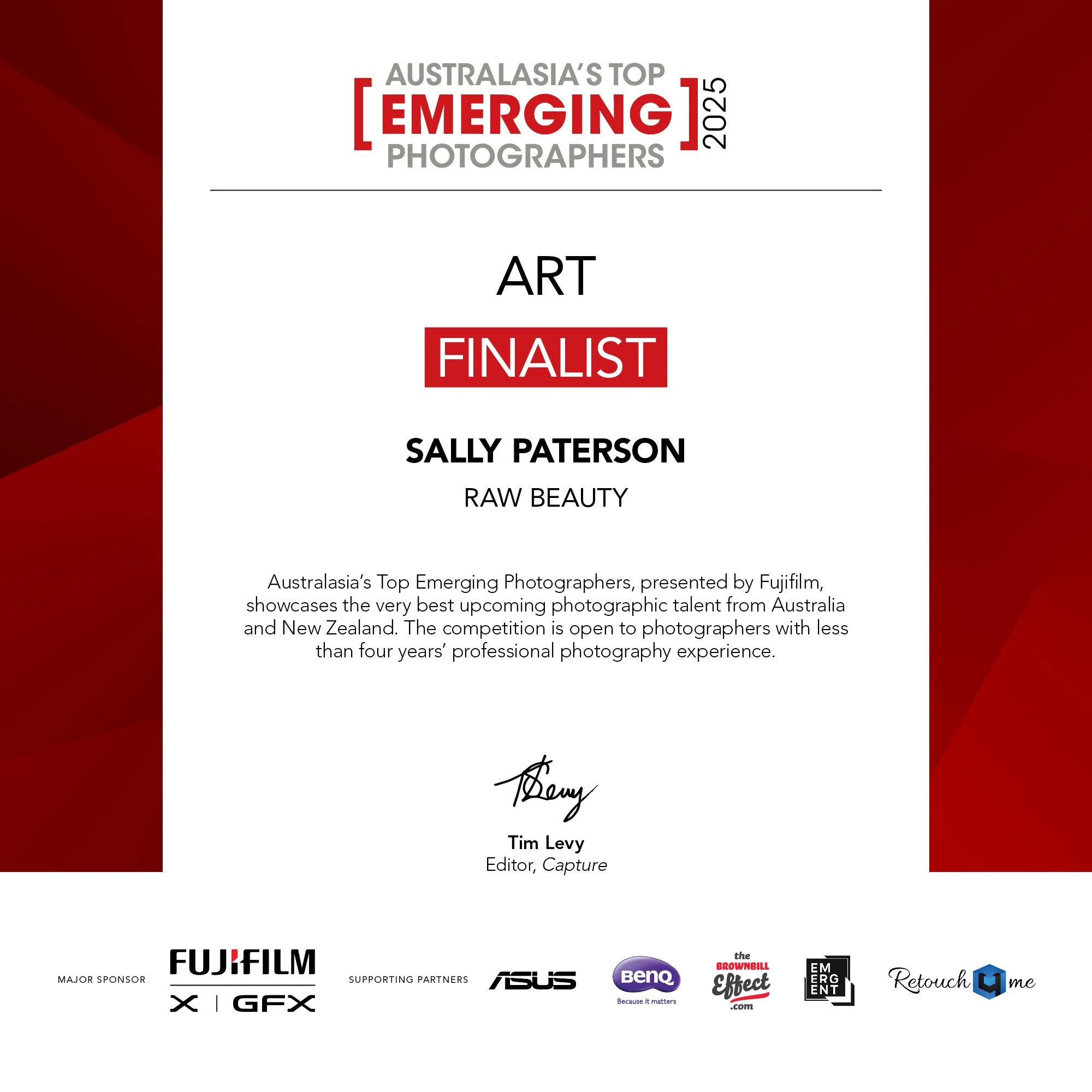 Capture Magazine: Australasia's Top Emerging Photographers 2025