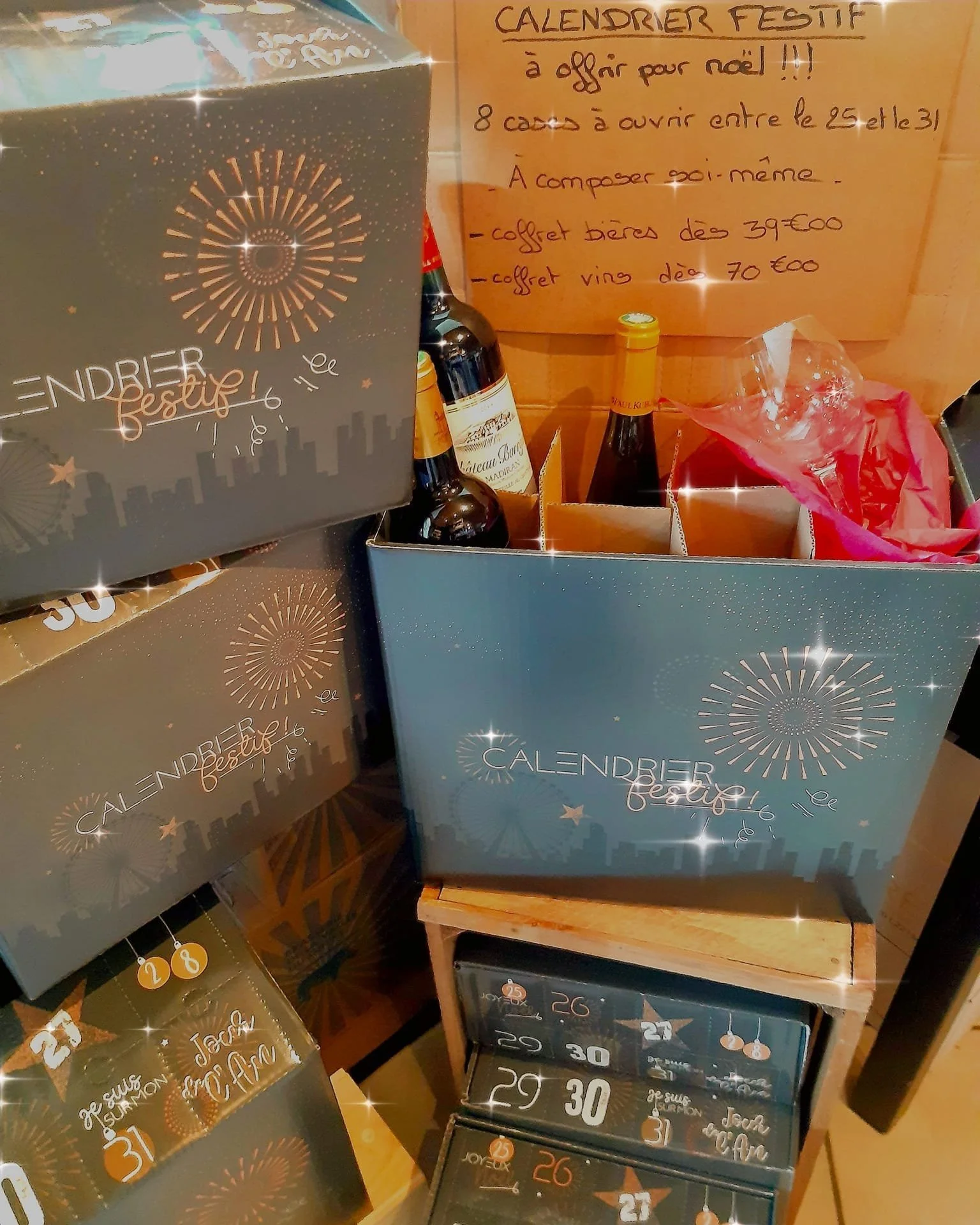 *** 𝐂𝐚𝐥𝐞𝐧𝐝𝐫𝐢𝐞𝐫 𝐝𝐞 𝐥'𝐀𝐏𝐑𝐄̀𝐒 🎁🎄🎅***

&Agrave; court d'id&eacute;e pour No&euml;l ? ? ?

N'oubliez pas nos Calendriers de l'Apr&egrave;s :
👉  une case &agrave; ouvrir par jour entre No&euml;l &amp; Nouvel An
😉  100% personnalisabl