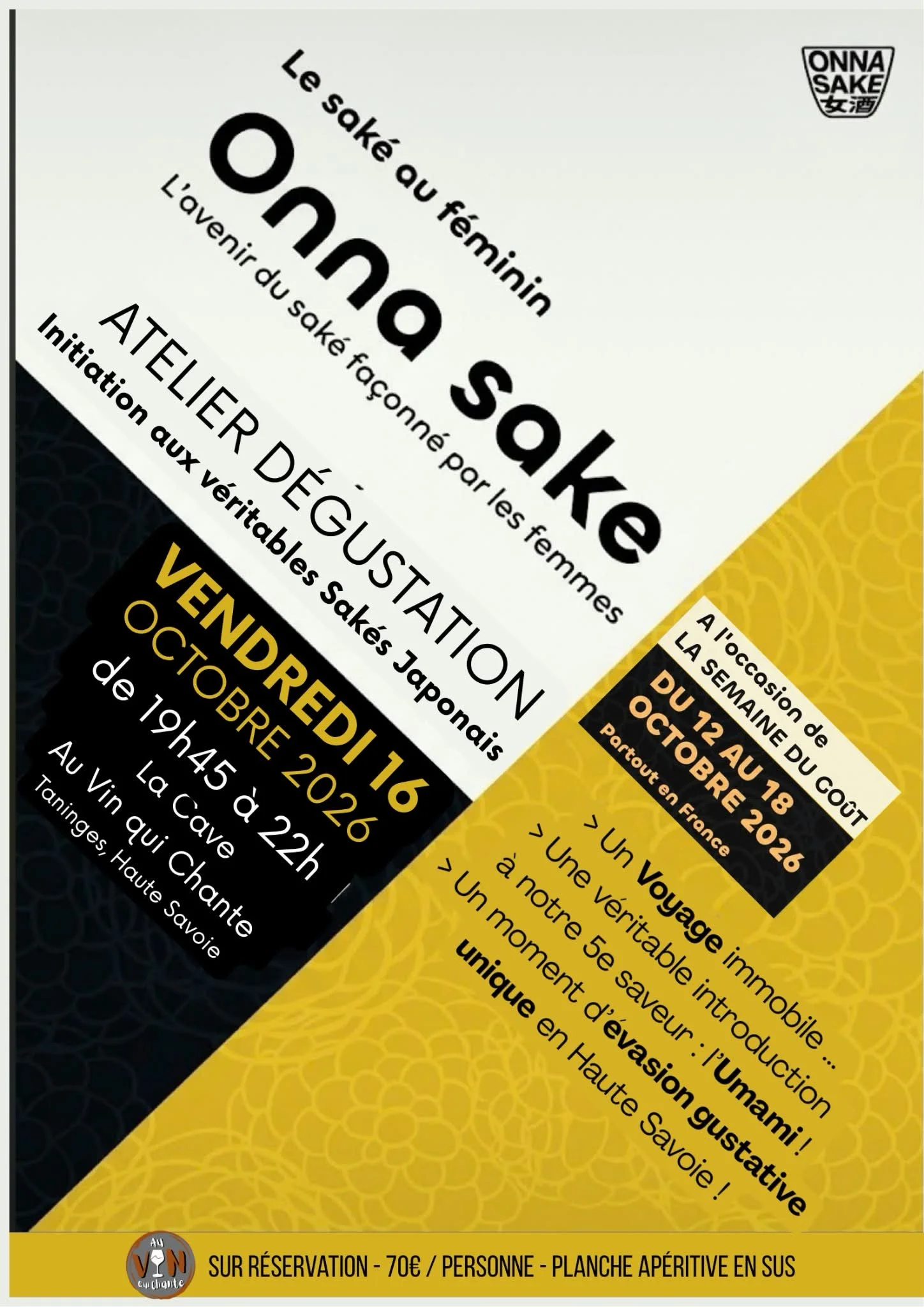 *** 𝐒𝐞𝐦𝐚𝐢𝐧𝐞 𝐝𝐮 𝐆𝐨𝐮̂𝐭 -  𝐝𝐮 𝟏𝟐 𝐚𝐮 𝟏𝟖 𝐨𝐜𝐭𝐨𝐛𝐫𝐞 ***
 
👉 37&egrave;me &eacute;dition de la Semaine du Go&ucirc;t 𝐝𝐮 𝟏𝟐 𝐚𝐮 𝟏𝟖 𝐨𝐜𝐭𝐨𝐛𝐫𝐞 𝟐𝟎𝟐𝟔

Depuis 1990, la Semaine du Go&ucirc;t s&rsquo;inscrit comme la plus 
