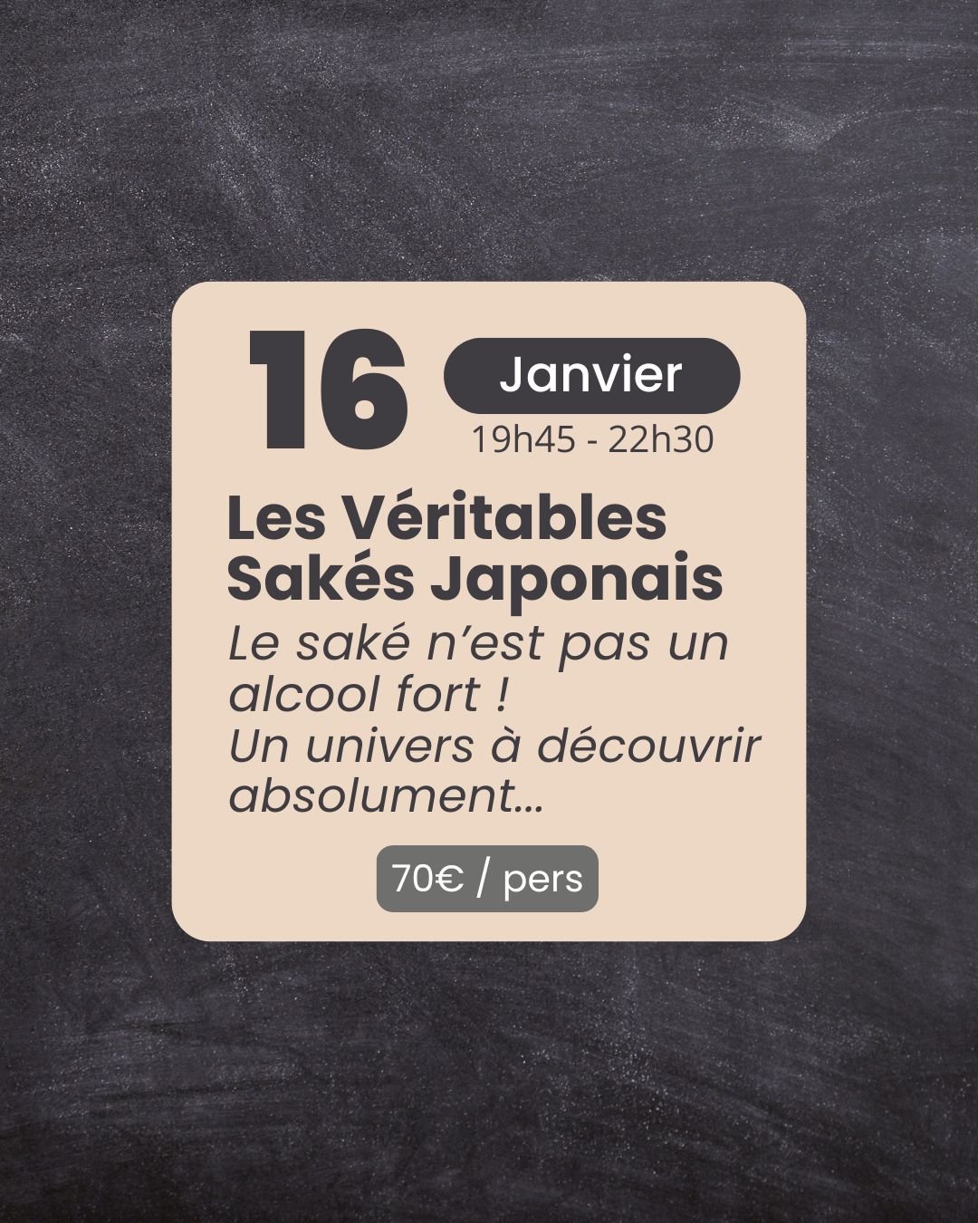 Initiation aux Véritables Sakés Japonais