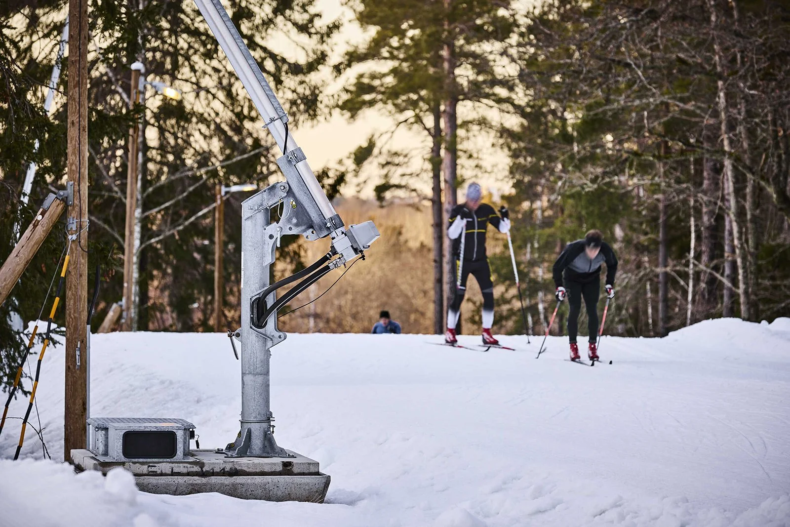 1 av 2 –Exempelbild, Konstsnöspår