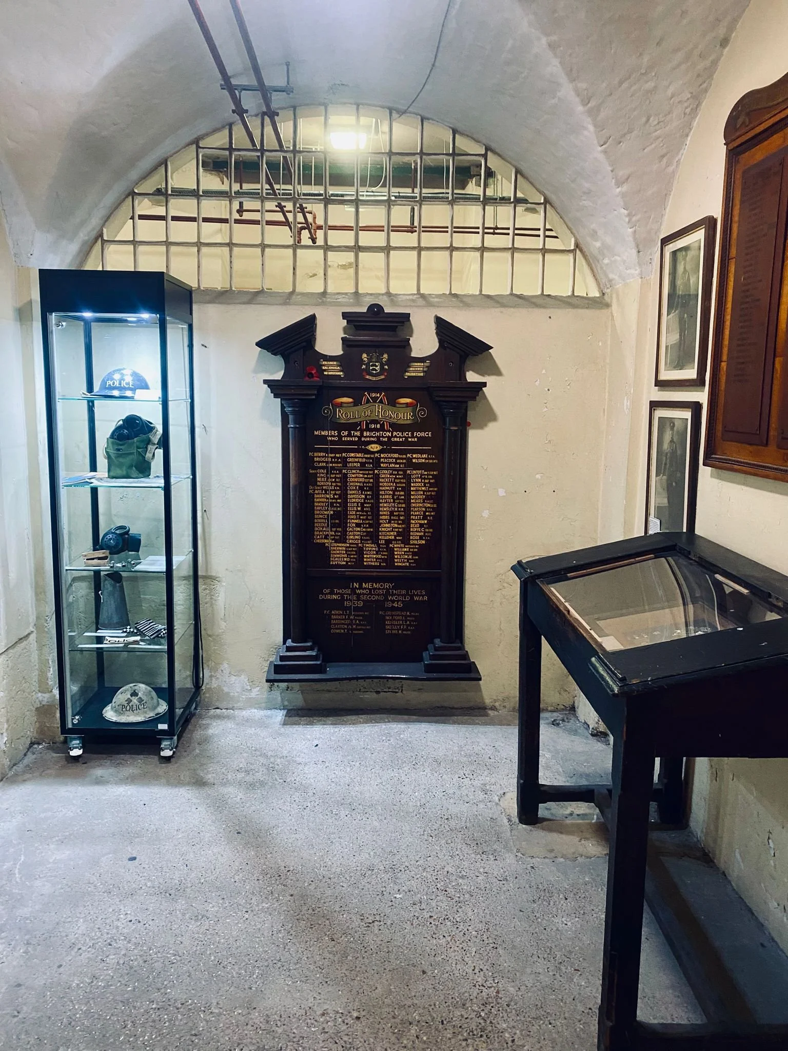 Inside the cell about Sussex policing during the war times. 