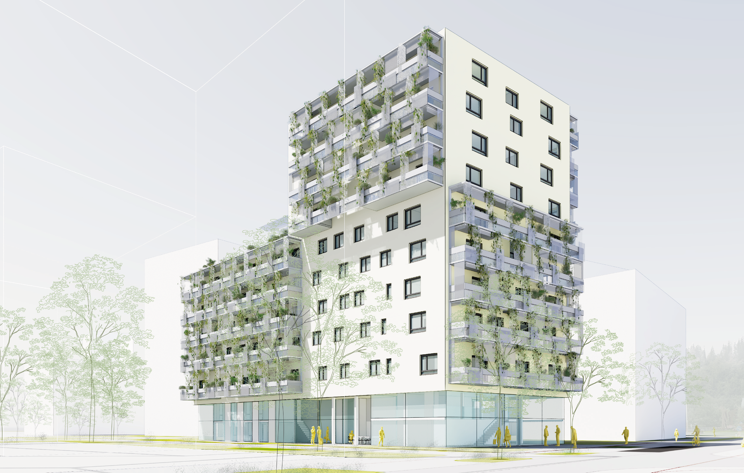 3. Platz beim Wettbewerb „Wohnbebauung Zukunftsquartier Kaserne Kufstein“