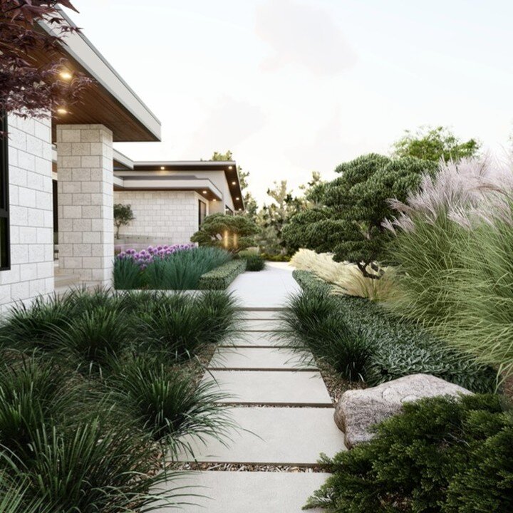 Another rendering of our upcoming Kanata project 😍
Using @porceastone for stepping stones and walkway!

Designed by: @gardeningbydesign 

Rendering by: Natasa Krstic
.
.
.
.
.
.
.
.

#landscapedesign #ottawalandscapedesign #ottawalandscaping #design