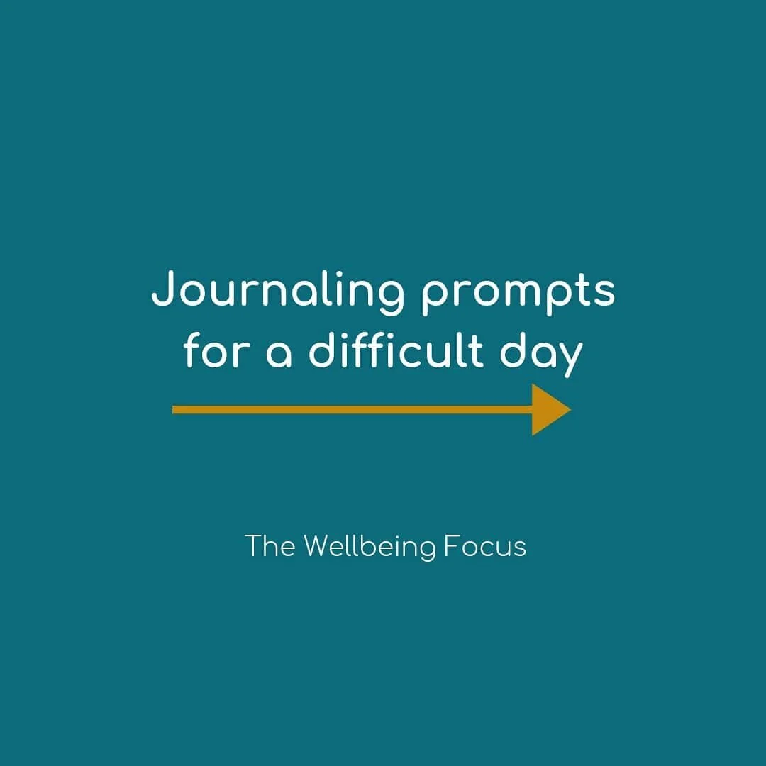 If you struggle to pull yourself out of those darker moments have a look at these journaling prompts. 

Journaling can be cathartic and a fantastic tool for self reflection. Especially useful to do before bed if you struggle to sleep. 

Feel free to 