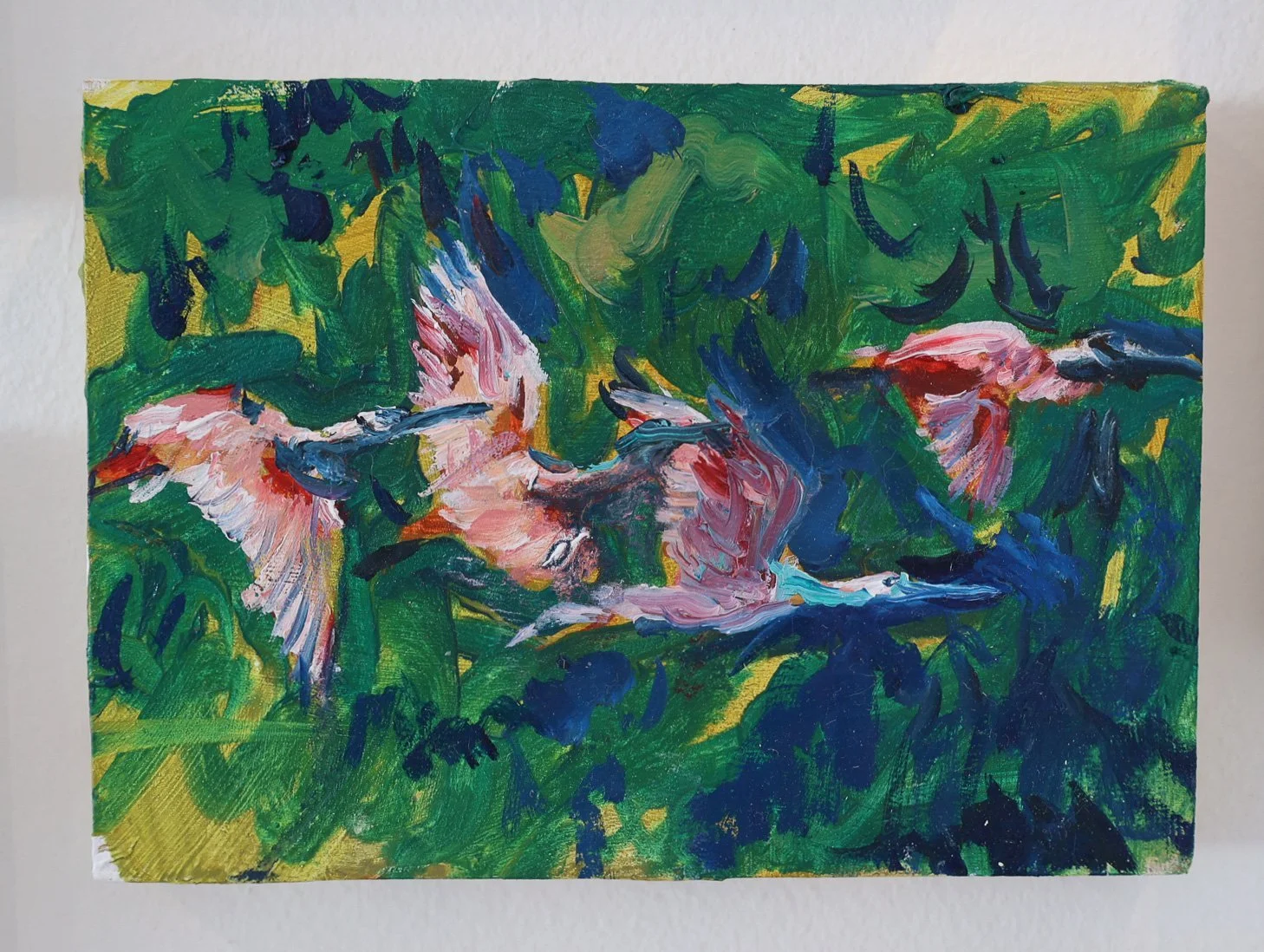 Magnus Sodamin "Spoonbills iin Flight"