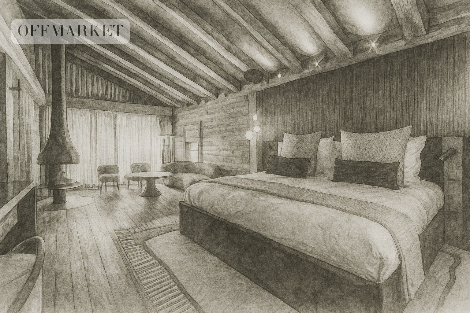 Chalet Jardin Alpin - Master Bedroom