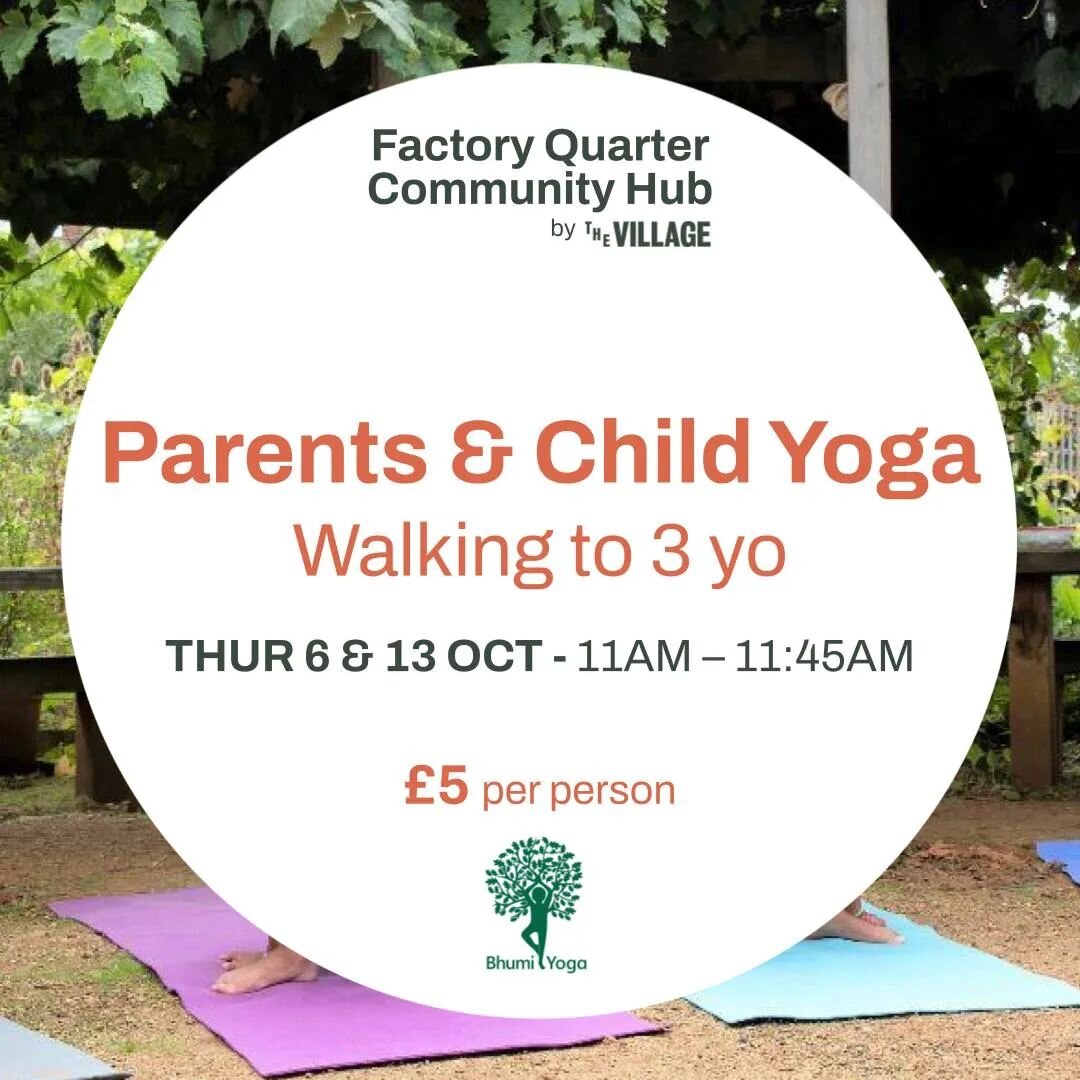 🧘🏾&zwj;♀️Parent and Child Yoga Class🧘🏾&zwj;♀️

For children who are walking to age 3 👧🏻👦🏾

✨ Come explore how our bodies move in this gentle and lovely session with fun stories, songs and games.

A class ran by the amazing Beckie from @shineb