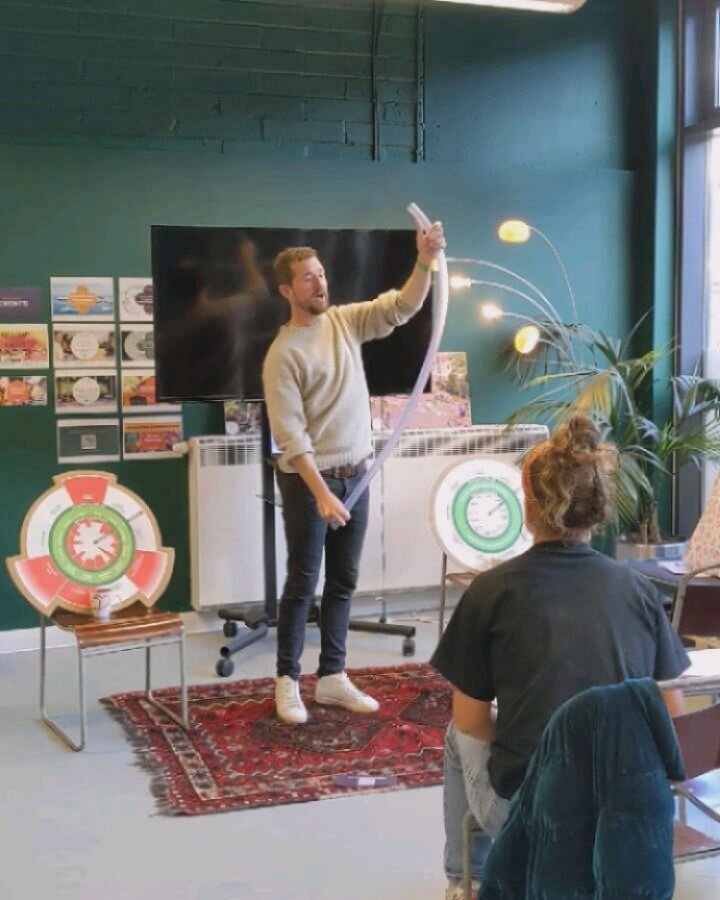Snippets of last Saturday&rsquo;s session on Doughnut Economics with&nbsp;@rob_shorter from the&nbsp;@doughnuteconomics Action Lab 👌

♻️ Let&rsquo;s be more like nature and put a halt to this absurd &ldquo;take, make, use, loose&rdquo; linear design