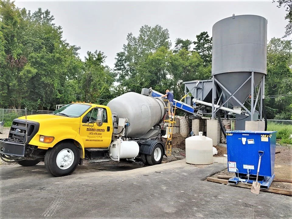 Ready mix concrete supplier plant in Pequannock NJ — minimix concrete