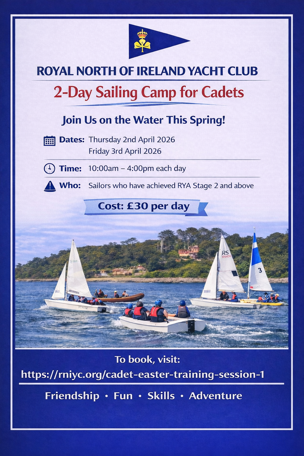 Spring Cadet Sailing camp