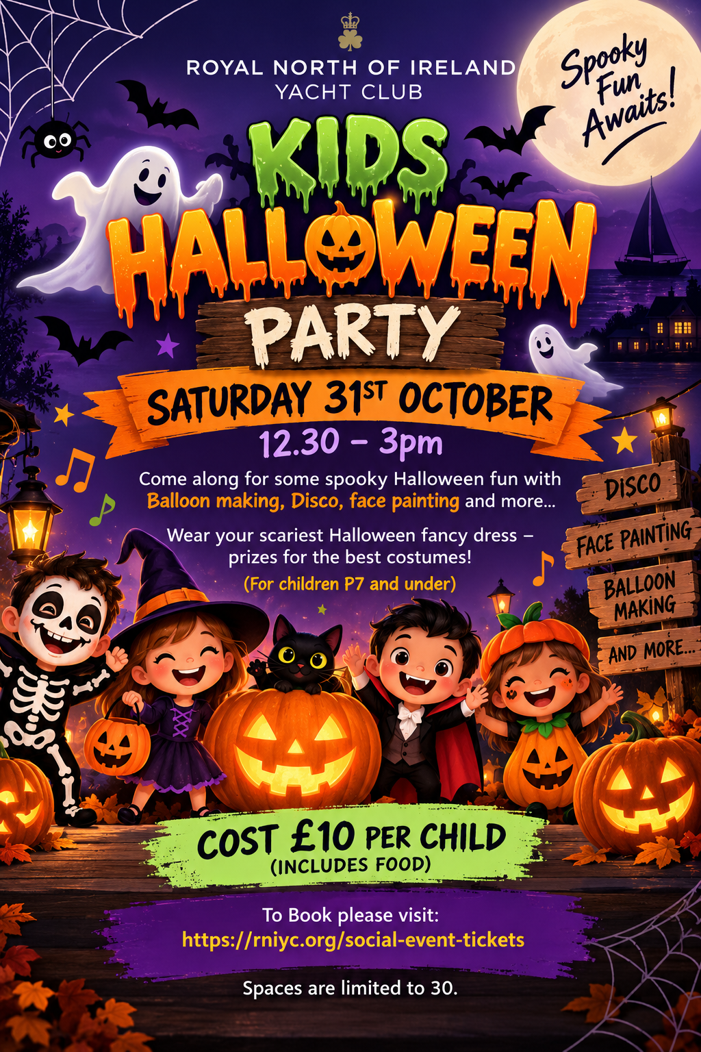 Halloween Party  Saturday 31st October