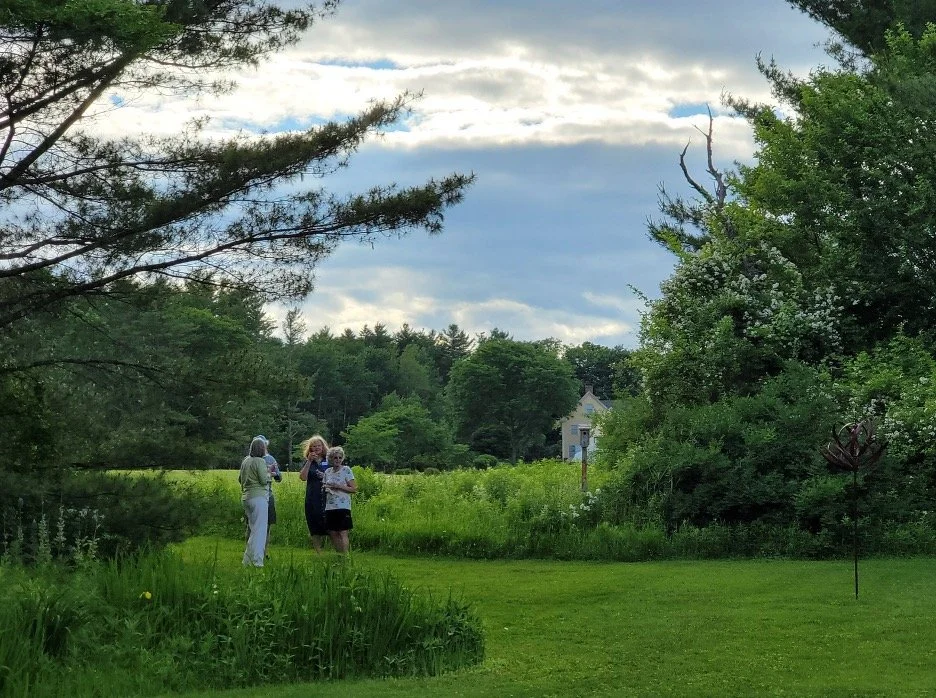 Visiting a member's garden