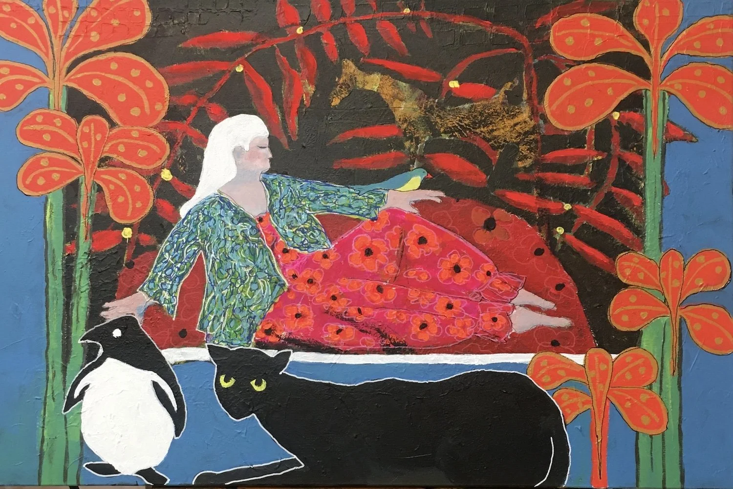 The Imaginary Menagerie, Acrylic, 36 x 24 in, $1800.00
