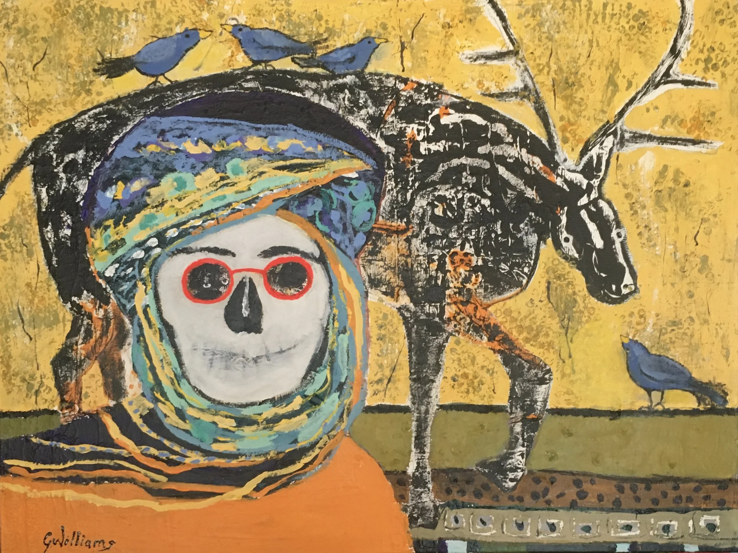 A Horse with No Name, acrylic, 30 x 24 in, $1500.00