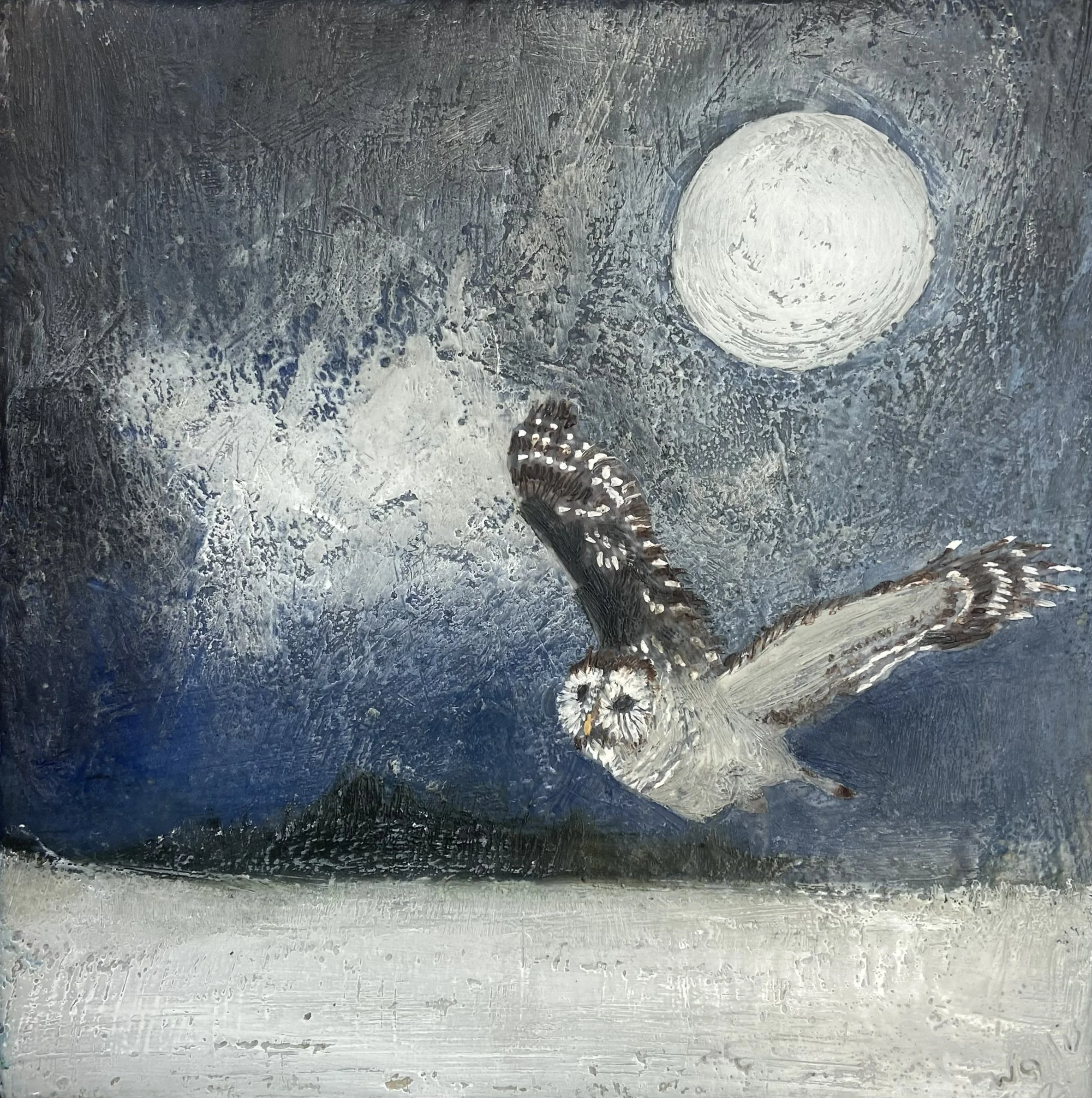 Late Night Flight 12x12 $485.00