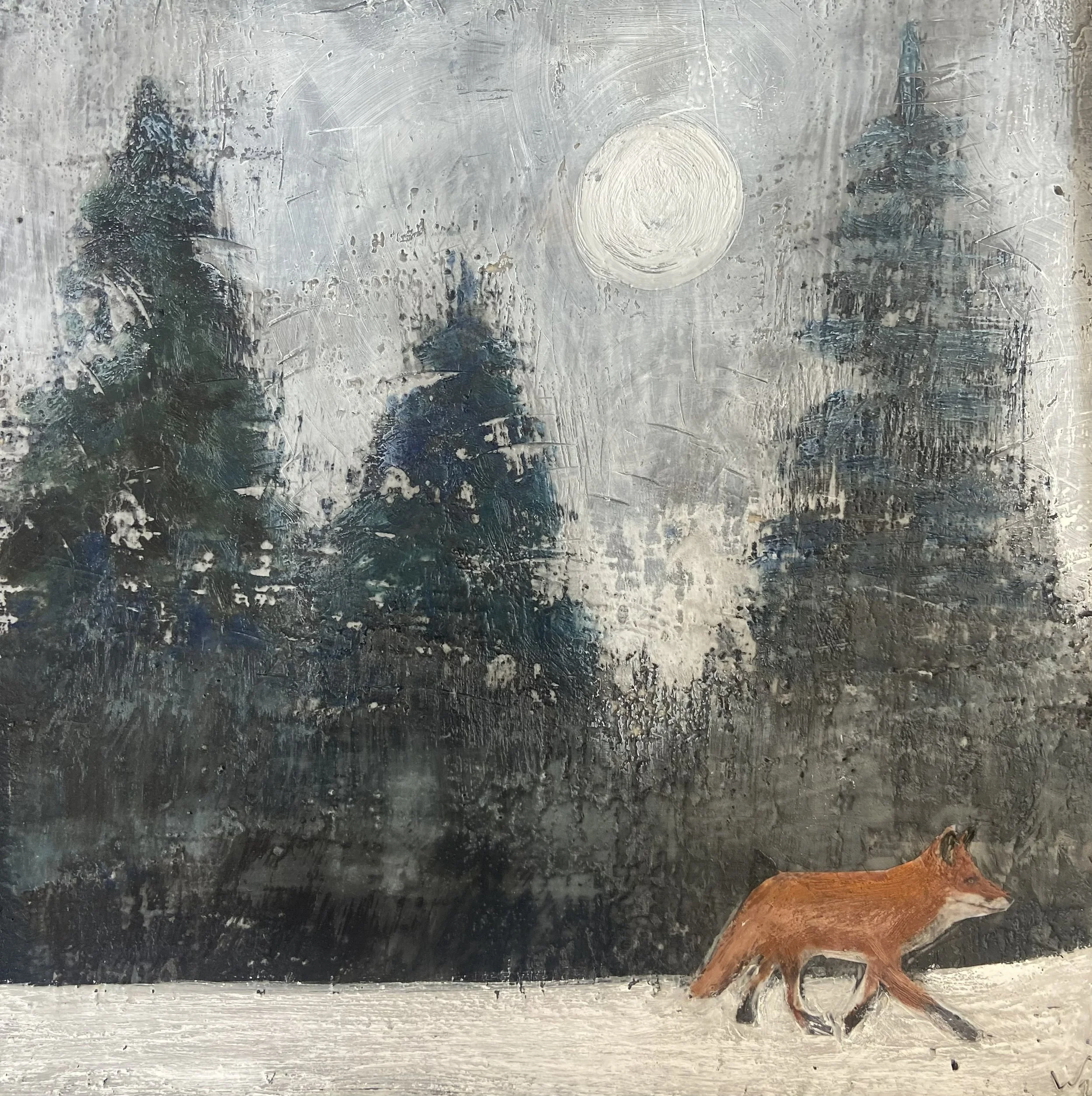 Midnight Run 12x12 $485.00