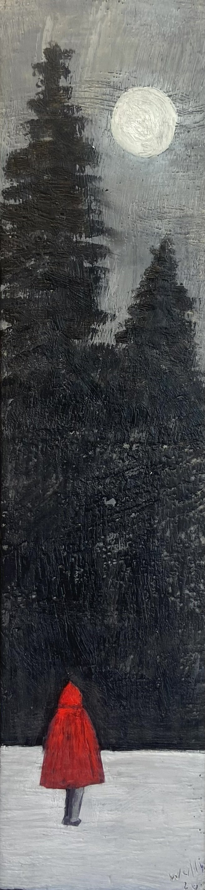 With the Moon as her Guide 6x24 $485.00